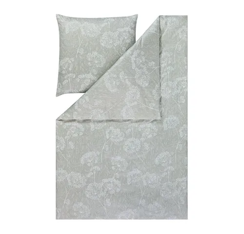 Estella Bettwäsche Anja Interlock-Jersey Khaki 135x200 cm in grün von ESTELLA