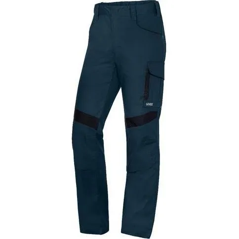 Uvex suXXeed Industry Bundhose - Sportive Herren Arbeitshose mit Stretch-Bund - Arbeitshosen mit ergonomischer Passform und Stretchanteil für optimalen Tragekomfort. Hochwertige Taschenlösungen und Reflexdetails machen sie ideal für Arbeit und Freizeit.