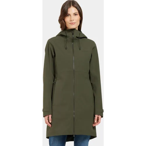 Didriksons BEA 6 Parka Damen - Deep Green, Größe 38 - Funktionsjacke aus atmungsaktivem, wasser- und winddichtem Material mit 10.000 mm Wassersäule; ideal für Outdoor-Aktivitäten bei jedem Wetter.