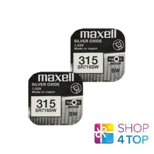 Produktbild Maxell 315 314 Sr716Sw Batterien Silber 1.55V Uhrenbatterie NEU 2