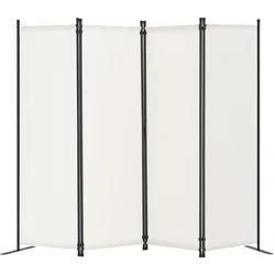 VEVOR Raumteiler 4-teiliger Faltbarer Sichtschutz