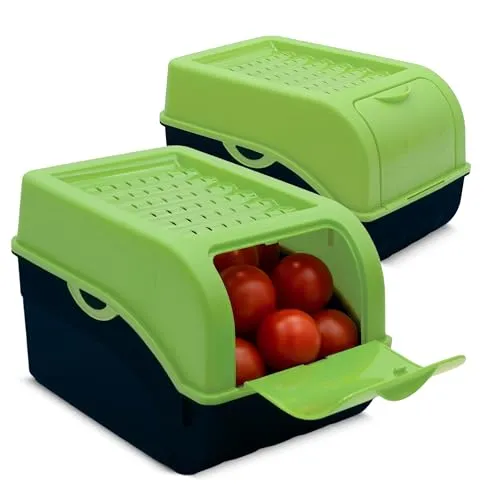 Lomatek Aufbewahrungsbox 5L – stapelbarer Behälter für Obst & Gemüse