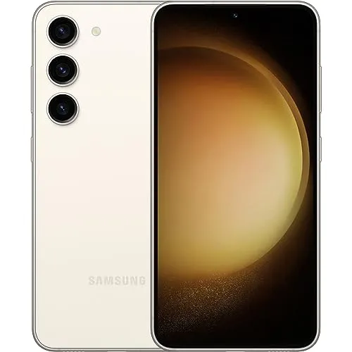 Samsung Galaxy S23 Cream Weiß 128GB - Simlockfreies Smartphone, leistungsstark mit modernster Technik und elegantem Design