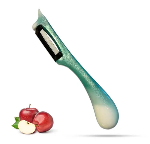 SMI Sparschäler Solingen Sparschäler Kartoffelschäler Gemüseschäler Spargelschäler, (1-tlg., 1 tlg), Rechts- und Linkshänder nach klingen wechseln