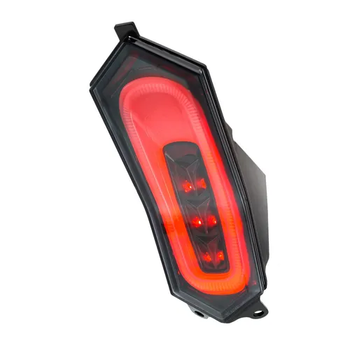 Rücklicht LED für Yamaha YZF-R1 | YZF-R6 | YZF-R7 | YZF-R9 - Hochwertiges LED-Rücklicht mit ECE-Prüfung. Robustes Gehäuse in Schwarz und rotem Glas für optimale Sichtbarkeit. Ideal für verschiedene Yamaha-Modelle der Jahre 2015-2023.