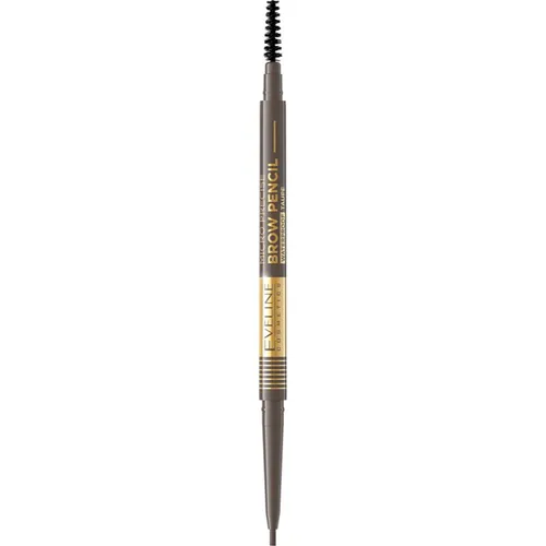 Eveline Cosmetics Micro Precise wasserfester Eyeliner mit 2 in 1 Bürste Farbton 01 Taupe 4 g