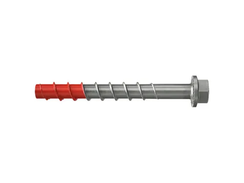 Fischer Betonschraube FBS II US A4, Edelstahl, 8 x 70 mm - Sonstige Elektroinstallationsartikel, selbstschneidende Schraube mit schneller Montage und hoher Sicherheit für Außenanwendungen und Feuchträume.