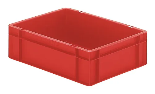LA KA PE Stapeltransportkasten 400 x 300 x 120 mm rot - TK400/120-0 rot