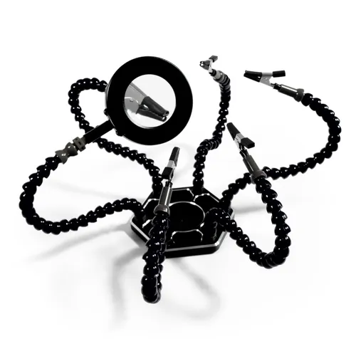 Helfende Hände LED-Lupenleuchte mit 6 Armen – Flexibel und Praktisch