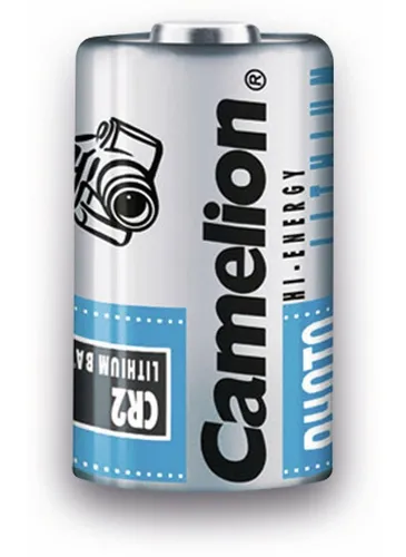Camelion 19001142 - Lithium Foto Batterie CR2 3V, 850 mAh Kapazität, extrem niedrige Selbstentladung und 10 Jahre Haltbarkeit für digitale Kameras