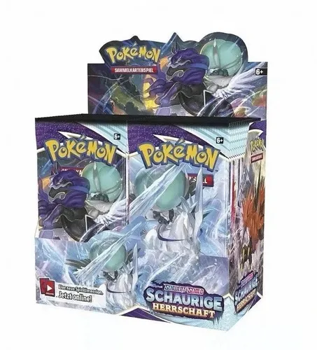 Pokemon Schaurige Herrschaft Top Trainer Box - NEU & OVP DEUTSCH - TCG OVP Displays, enthält exklusive Karten und Zubehör für das ultimative Pokémon TCG Erlebnis!
