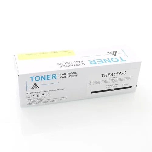 ABC Kompatibler Toner für HP 415A W2030A Schwarz - Hochwertiger Alternativ-Toner für die HP LaserJet Pro M454-Serie, bietet zuverlässige Druckqualität und einfache Installation für den professionellen Einsatz in Büros.
