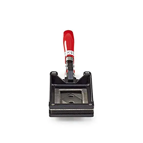 Passbild Schneidemaschine - 35 x 45 mm - Metall - Red/Schwarz - Foto Video Zubehör, präzise Schnitte für professionelle Passbilder und ideal für Fotostudios oder Heimgebrauch.