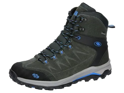 Brütting Herren Mount Chester High Trekkingsstiefel - Grau/Blau, Größe 41 EU - Herren-Stiefel mit atmungsaktivem Textilfutter für optimalen Komfort beim Trekking und Outdoor-Aktivitäten.