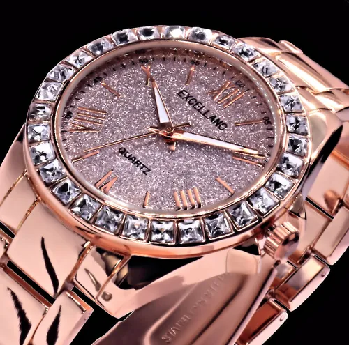 Excellanc Quarzuhr EX0492 Damenuhr mit Metallband - Elegante Excellanc Damenuhr mit Metallband, ideal für jeden Anlass und besticht durch ihr zeitloses Design.