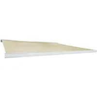 LED-Vollkassettenmarkise Elos V2 inkl. Windsensor 400 x 300 cm - Außenanbau mit integrierter LED-Beleuchtung, ideal für sonnige Tage und windige Abende, inklusive Fernbedienung für einfachen Komfort.
