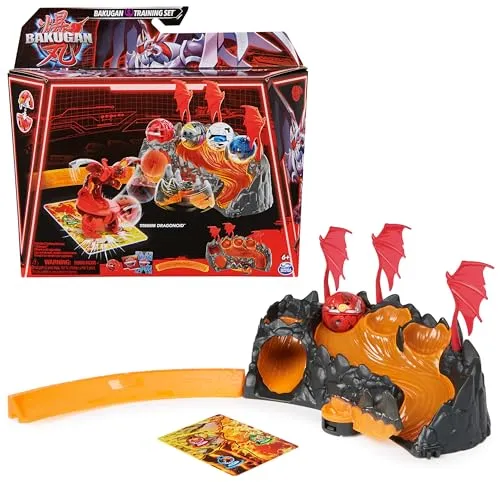Bakugan 3.0 Training Set mit Core Ball Titanium Dragonoid - Fantastische Kreaturen für Kinder: Interaktives Trainingsset mit individuell zusammenstellbaren Actionfiguren und Sammelkarten für spannende Kämpfe und strategisches Spielen.