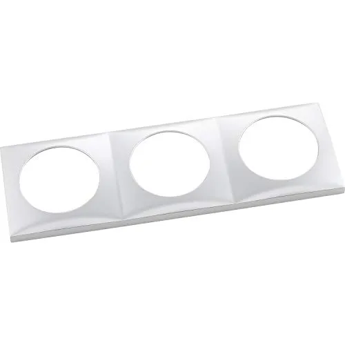 Berker Integro Flow Rahmen 3-fach chrom matt lose