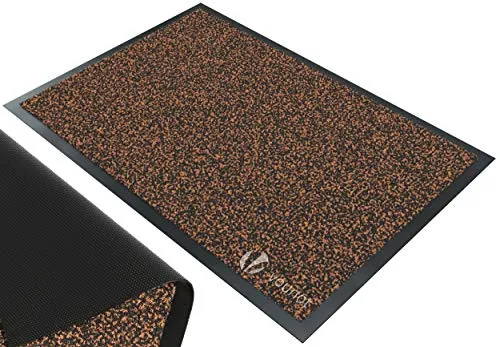 VOUNOT Fußmatte für Haustür - Rutschfest & Waschbar, 90x120cm - Hochwertige Fußmatte für Innen und Außen, rutschfest mit schnelltrocknendem, schmutzabweisendem Material. Hält Ihren Eingangsbereich sauber und trocken!
