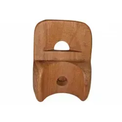 Dan Moi Nasenflöte aus Jackfruchtholz, Naturbelassen, braun - Flöten, handgefertigte Nasenflöte aus hochwertigem Jackfruchtholz für einen warmen, natürlichen Klang.