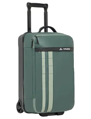 Vaude Takutea 35 Rollenreisetasche khaki 47275-123 - Reisetaschen mit 35 Liter Volumen, ideal für Reisen und sportliche Aktivitäten, ausgestattet mit robusten Rollen für einfaches Transportieren.