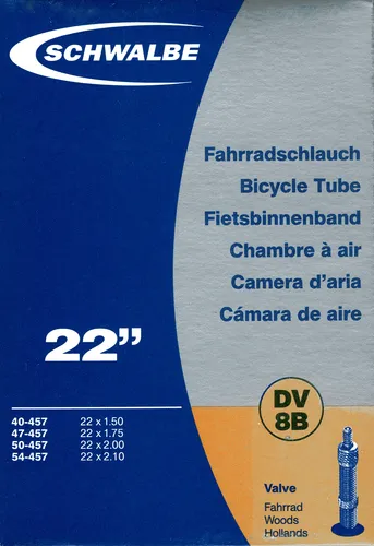 Schwalbe DV 8B 22 Zoll Schlauch Dunlop Ventil