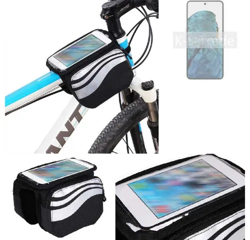 K-S-Trade Handyhülle für Nothing Phone (3a), Rahmentasche Fahrrad-Halterung Rahmenhalterung Fahrrad