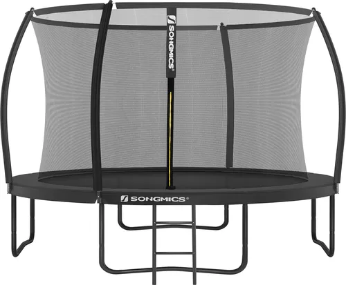 SONGMICS Trampolin Ø 366 cm mit Leiter und Sicherheitsnetz