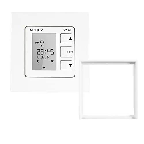 NOBILY Rolladen Zeitschaltuhr ZS2 mit Astro-Funktion für Gira System 55