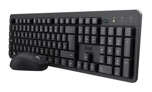 Produktbild Trust TKM-360 Stilles kabelloses Tastatur-Maus-Set - Schwarz DE 25357
