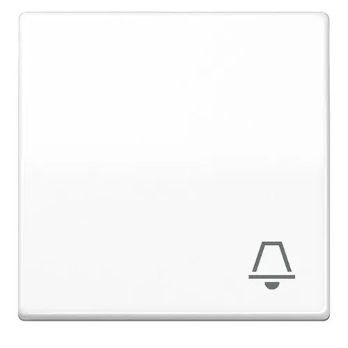 JUNG AS500 WW alpinweiß Wippe mit Symbol Klingel AS591KWW