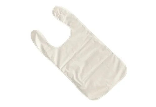 PFLEGE POINT Speiseschürze PFLEGE POINT® Ess-Schürze PU SOFT mit Druckknöpfen weiß (100)