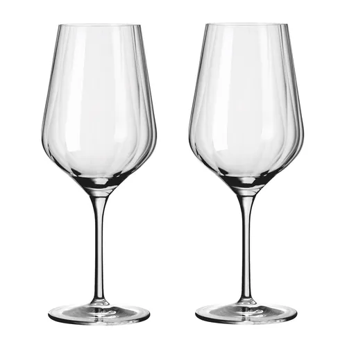 RITZENHOFF Rotweinglas Set 500 ml - Serie Sternschliff Nr. 2, 2 Stück - Rotweingläser aus hochwertigem Kristallglas mit Reliefstruktur, spülmaschinengeeignet und ideal für Genussmomente. Made in Germany, vereinen sie Eleganz und Funktionalität.