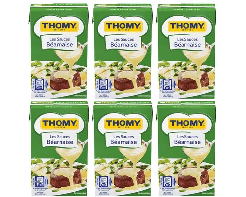 THOMY Saucen, Thomy Les Sauces Bearnaise perfekt für Kurzgebratenes 250ml 6er Pack