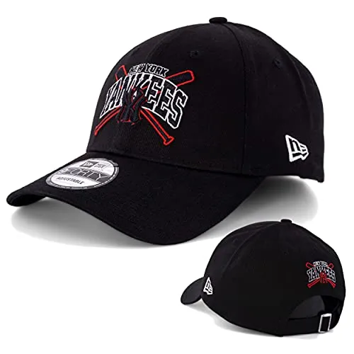 New Era Yankees Baseball Cap - Limitiertes Design - Exklusive New Era Baseball Cap für Fans der MLB, NBA und NFL. Handgefertigt, mit Team-Logo und zusätzlichem Team-Namen auf der Rückseite. Größenverstellbar und aus 100% Baumwolle, perfekt für jeden Baseball-Fan!