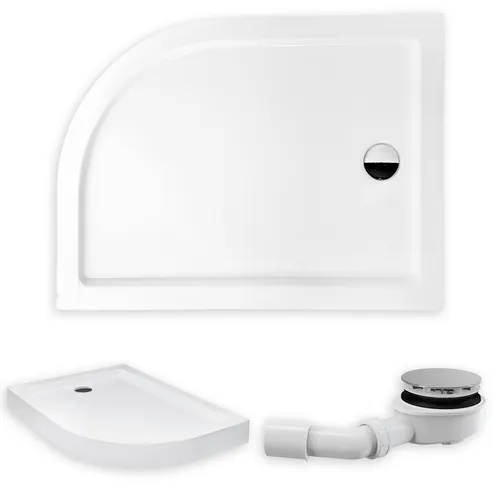 Duschwanne Viertelkreis 120x90 Links von Kolman