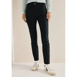 CECIL Hose im Leder-Look Black 27 in schwarz von CECIL