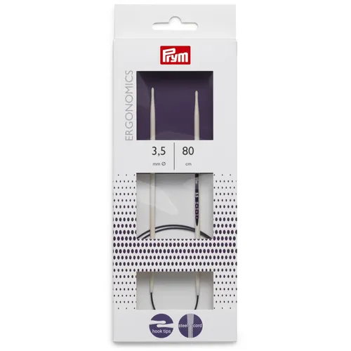 Prym HN Rundstricknadeln Ergonomics 80 cm 3,50 mm