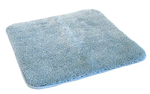 Kinzler J-10003/16 hellblau Badematte, Mikrofaser, 50x55 cm ohne Ausschnitt