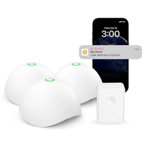 Meross Smart Wassermelder 3St. für HomeKit