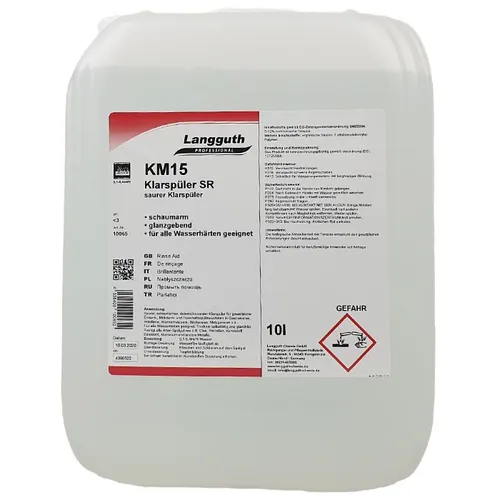 Langguth KM15 Klarspüler SR 10l von Langguth
