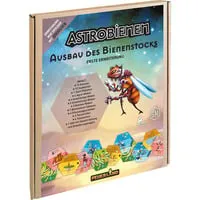 Feuerland Astrobienen - Ausbau des Bienenstocks - Gesellschaftsspiel zur Erweiterung der Astrobienen-Galaxie mit neuen Bienenstöcken und Futter, ideal für kreative Spieler und Bienenliebhaber.