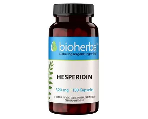 BIOHERBA R Hesperidin 320 mg 100 Kapseln Nahrungsergänzungsmittel