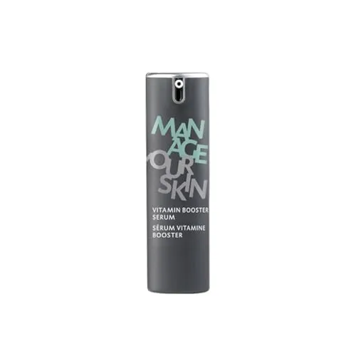 Dr. Spiller | Manage Our Skin | Vitamin Booster Serum | Schnell einziehendes Pflegeserum | Herrenpflege | Für jeden Hauttyp | 30 ml