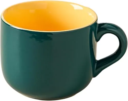 650ml XXL Keramik Tasse Mit Henkel in grün von Taoyanmo
