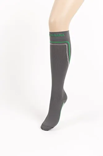 Compressana Sport Competition - Kompressionsstrümpfe für optimale Leistung - Sportsocken aus atmungsaktiver Q-Skin Faser mit 21 mmHg Kompression, erhöhen die Blutzirkulation und reduzieren Ermüdung für bessere Leistung und schnellere Regeneration.