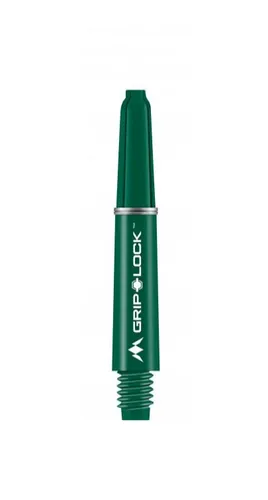 Mission GripLock Dart Shafts Green Short 34mm 3er Set