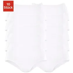 Taillenslip PETITE FLEUR, Damen, Gr. 40/42, weiß - Funktionsunterwäsche aus elastischer Baumwolle, ideal für hohen Tragekomfort und Unterstützung, unterstützt die Initiative Cotton made in Africa.