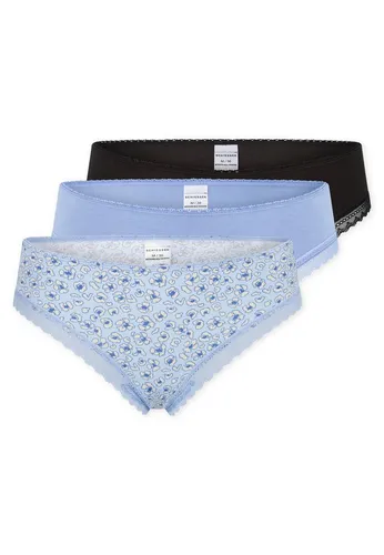 Schiesser Damen Tanga String 3er Pack mit Spitze - Eleganter 3er Pack Tanga Strings mit zarter Spitze für einen perfekten Sitz und hohen Tragekomfort. Ideal für jeden Tag und vielseitig kombinierbar.