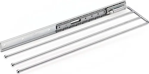 Handtuchhalter De Luxe S 3-armig, chrom, 145 mm breit - Sonstige, eleganter 3-armiger Handtuchhalter aus Chrom für stilvolle Badezimmergestaltung